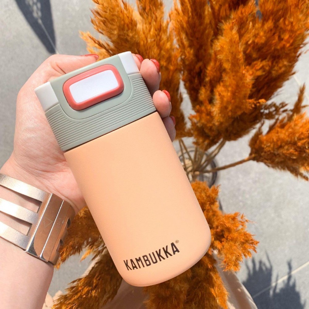 Термокружка Kambukka Etna вакуумна сталева 300 мл персикова - 11-01017