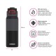 Термопляшка для води Kambukka Elton Insulated вакуумна 750 мл чорна - 11-03013