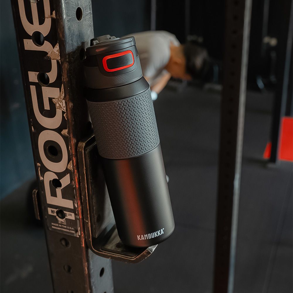 Термопляшка для води Kambukka Elton Insulated вакуумна 1000 мл чорна - 11-03037