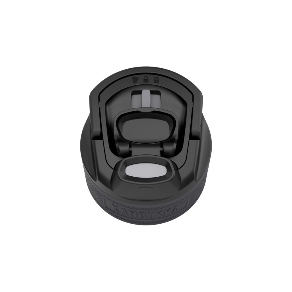 Термопляшка для води Kambukka Elton Insulated вакуумна 600 мл насичена чорна - 11-03038