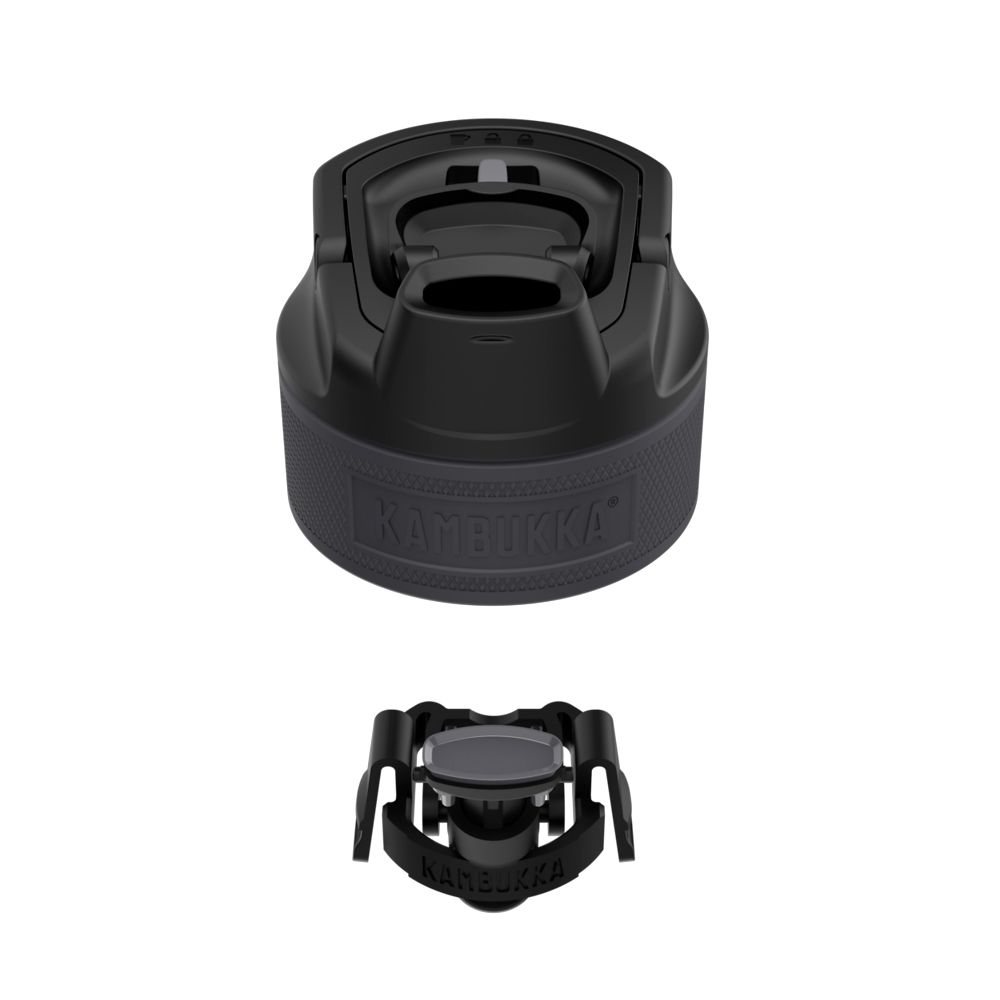 Термопляшка для води Kambukka Elton Insulated вакуумна 600 мл насичена чорна - 11-03038