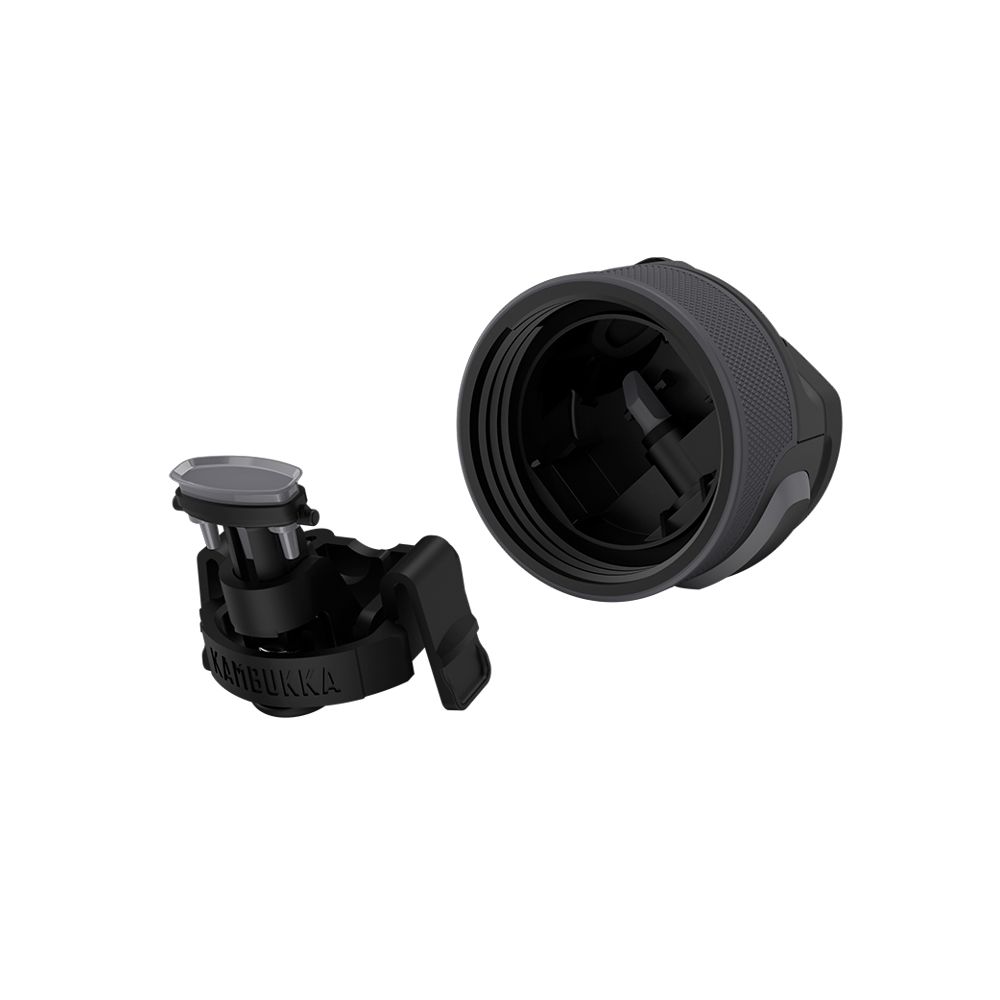 Термопляшка для води Kambukka Elton Insulated вакуумна 600 мл насичена чорна - 11-03038