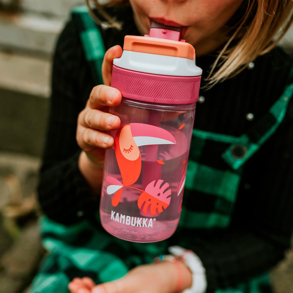 Пляшка для води Kambukka Lagoon тританова 400 мл рожева - 11-04046