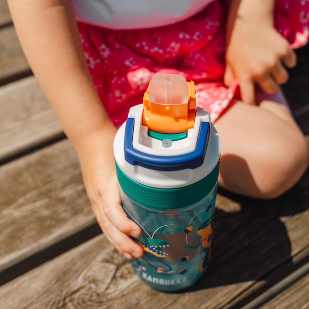 Пляшка для води Kambukka Lagoon тританова 400 мл світло-зелена - 11-04047