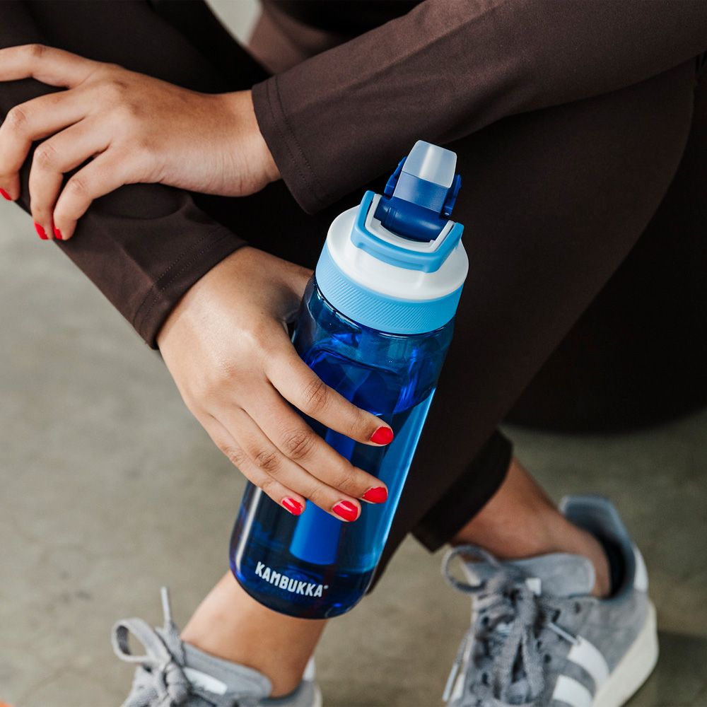 Пляшка для води Kambukka Lagoon тританова 750 мл насичена синя - 11-04048