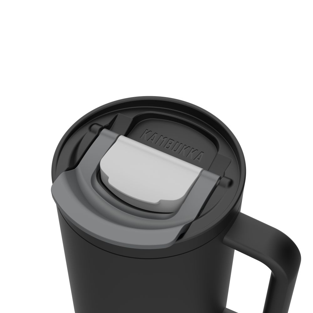 Термокружка Kambukka Rio вакуумна сталева 950 мл чорна - 11-08005