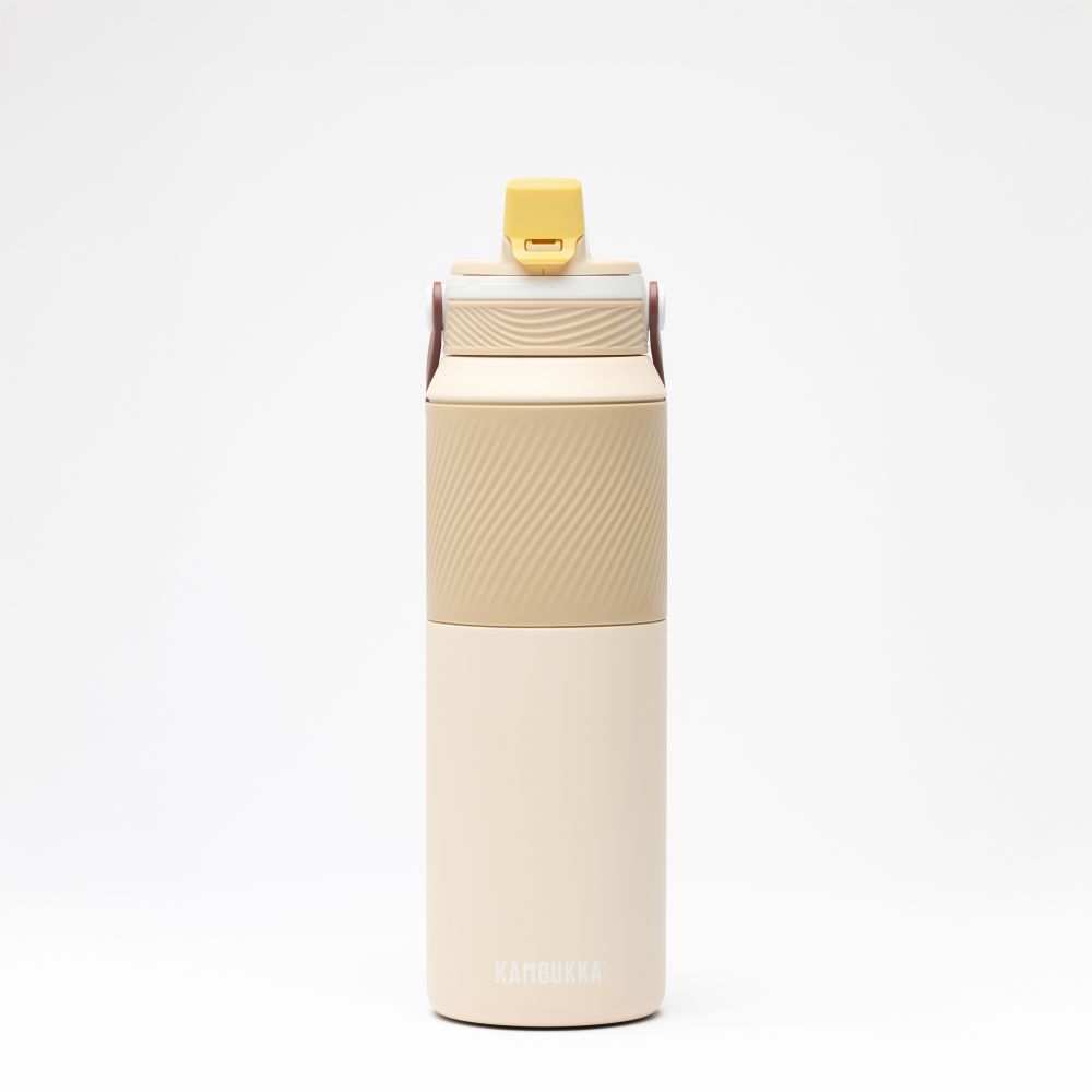 Термопляшка Kambukka Dupla Insulated тританова 1000 мл світло-бежева - 11-10002