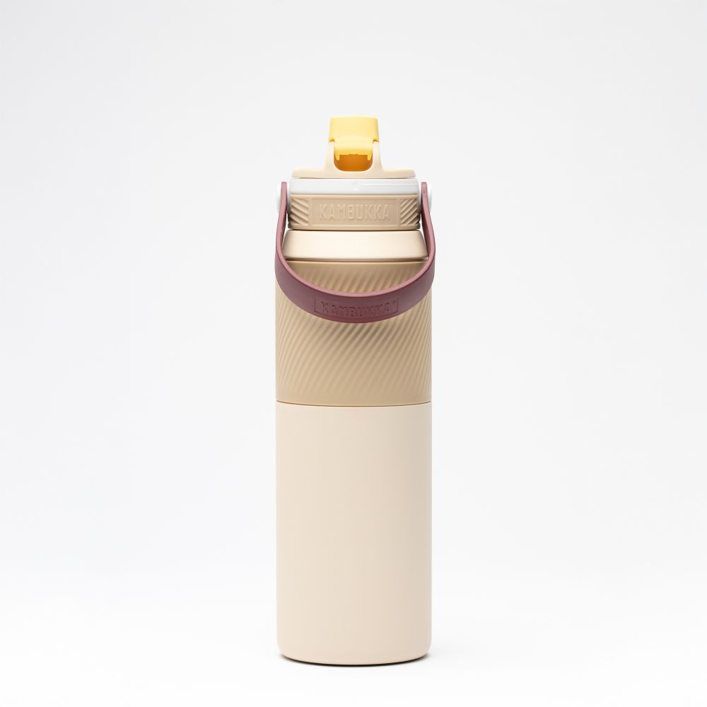Термопляшка Kambukka Dupla Insulated тританова 1000 мл світло-бежева - 11-10002
