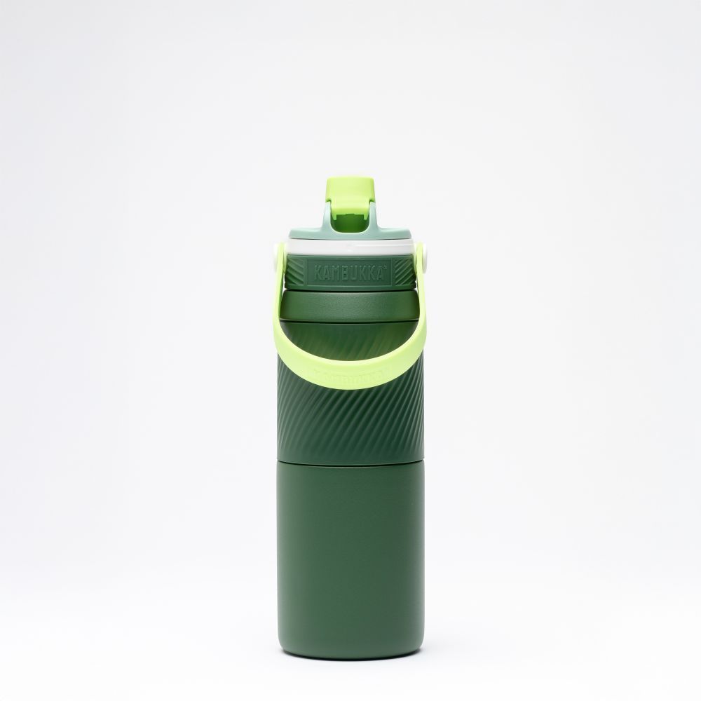 Термопляшка Kambukka Dupla Insulated тританова 750 мл темно-зелена - 11-10004