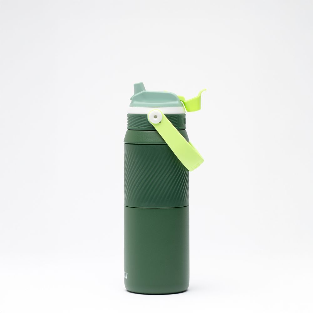 Термопляшка Kambukka Dupla Insulated тританова 750 мл темно-зелена - 11-10004