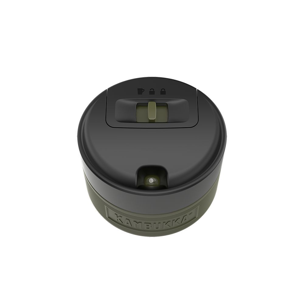 Термокружка Kambukka Etna Grip вакуумна сталева 500 мл темний хакі - 11-01057