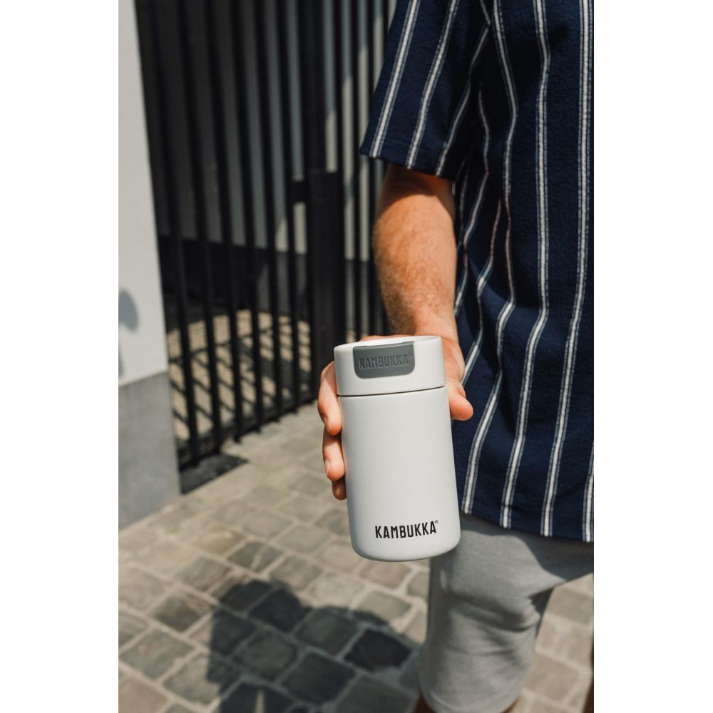 Термокружка Kambukka Olympus вакуумна сталева 300 мл біла - 11-02026