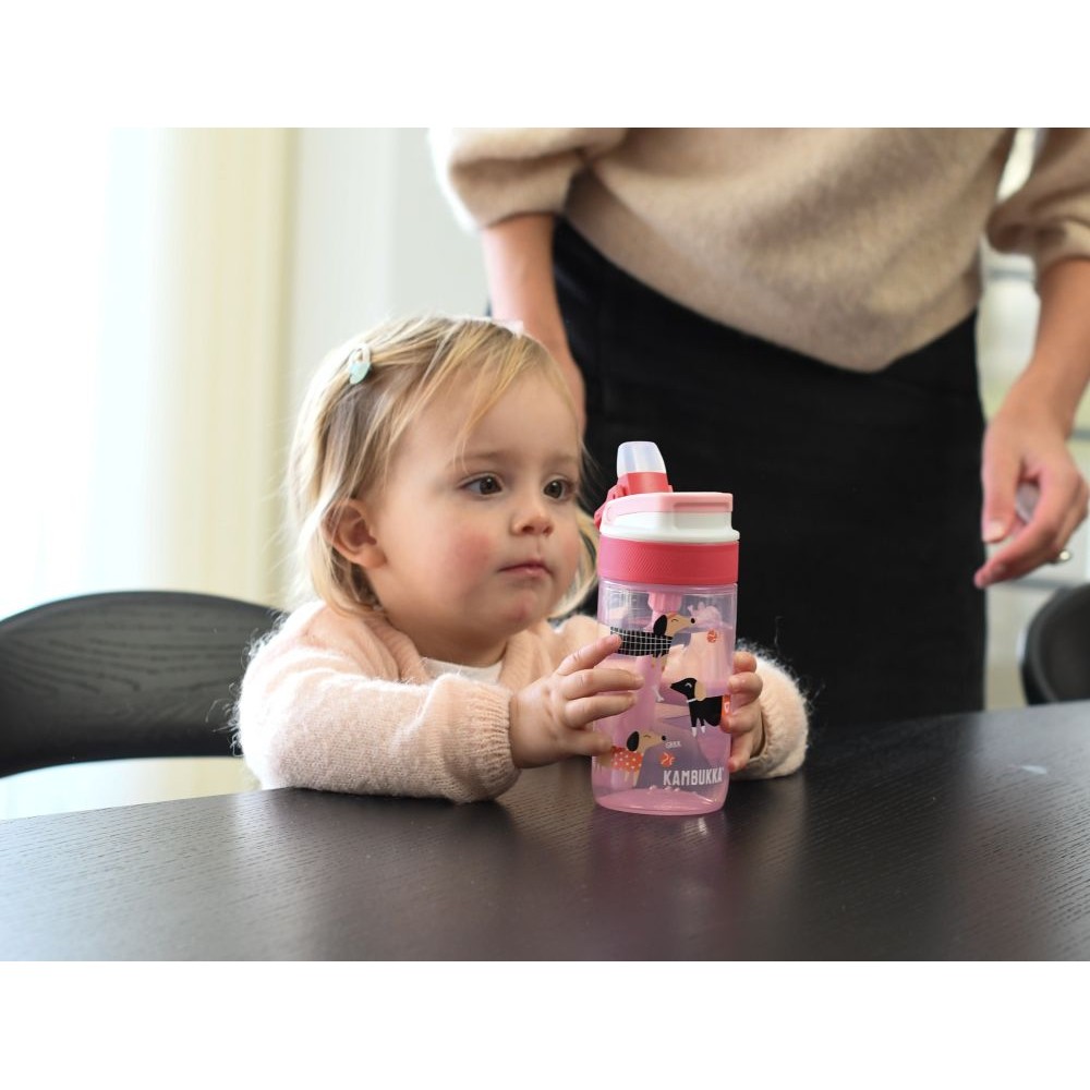 Пляшка для води Kambukka Lagoon тританова 400 мл рожева - 11-04056