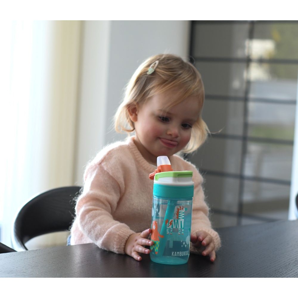 Пляшка для води Kambukka Lagoon тританова 400 мл зелена - 11-04058