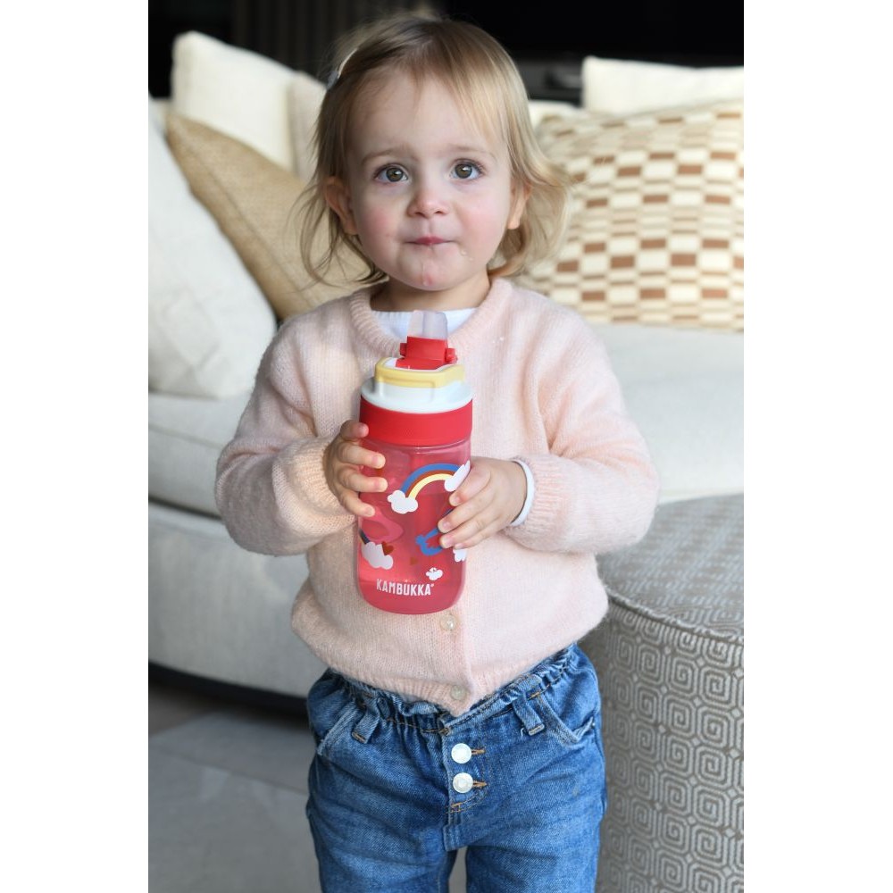 Пляшка для води Kambukka Lagoon тританова 400 мл рожева - 11-04060