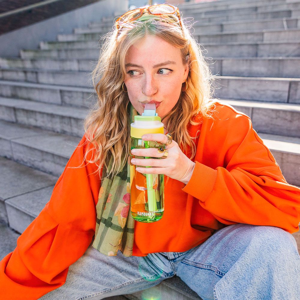 Пляшка для води Kambukka Lagoon тританова 750 мл світло-зелена - 11-04061