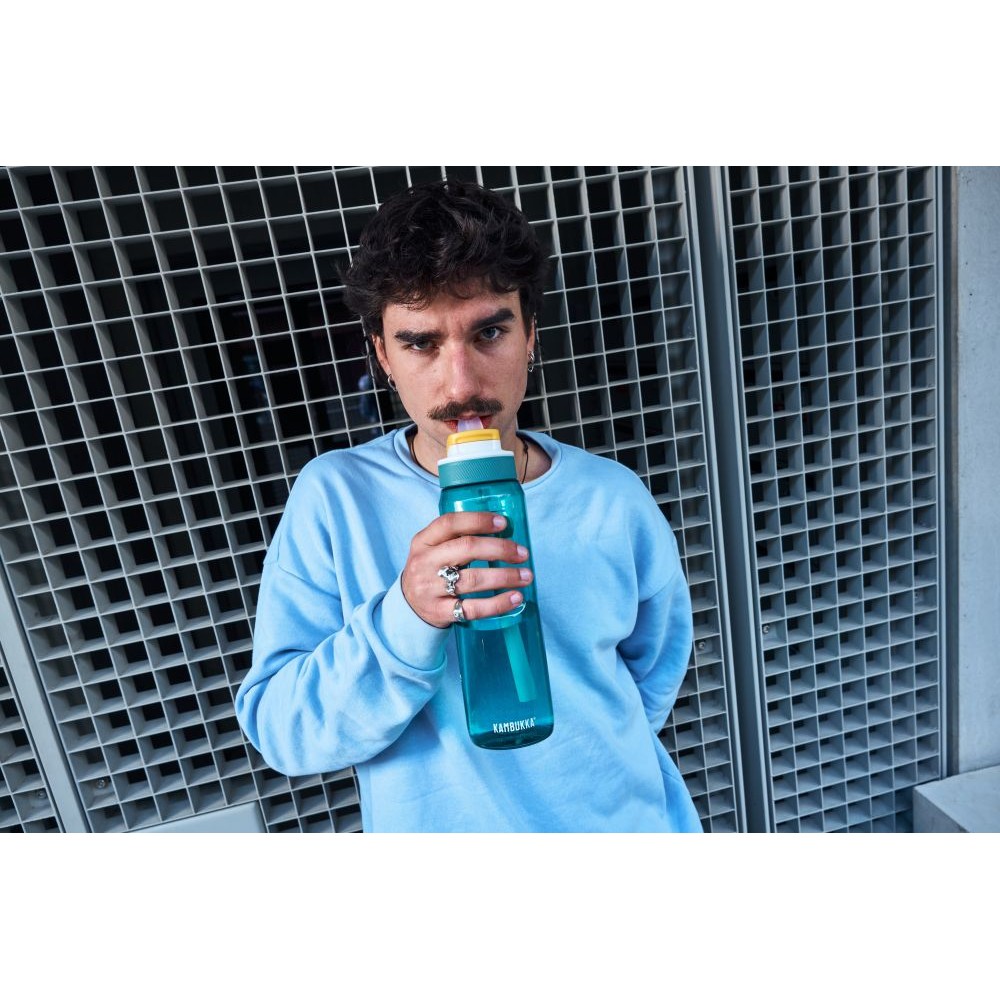 Пляшка для води Kambukka Lagoon тританова 1000 мл темно-зелена - 11-04062