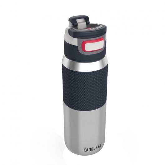 Термопляшка для води Kambukka Elton Insulated вакуумна 750 мл чорна/срібляста - 11-03025 Термопляшка для води Kambukka Elton Insulated вакуумна 750 мл чорна/срібляста - 11-03025