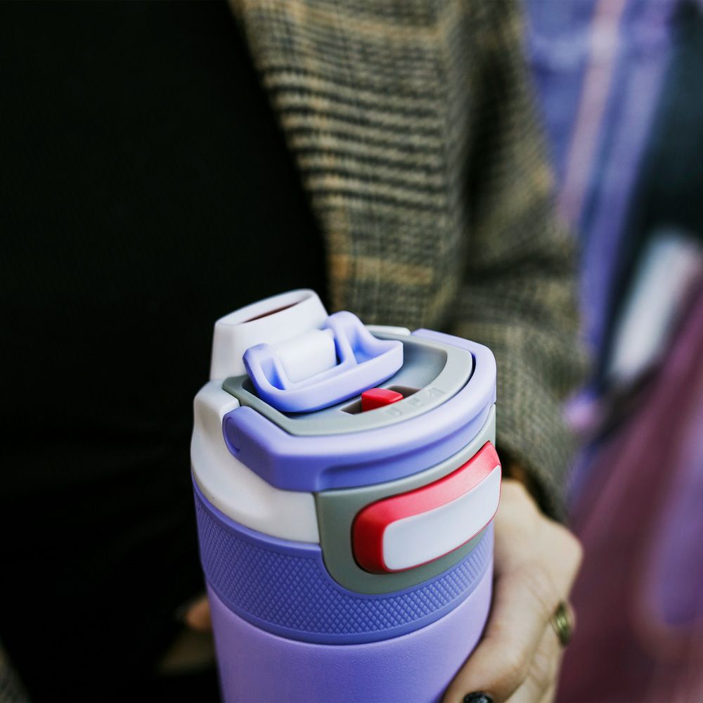 Термопляшка для води Kambukka Elton Insulated вакуумна 600 мл лавандова - 11-03034