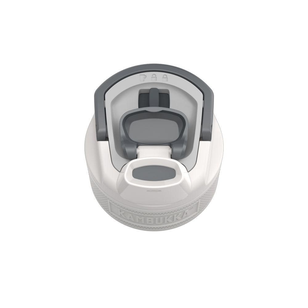 Термопляшка для води Kambukka Elton Insulated вакуумна 600 мл біла крейда - 11-03035